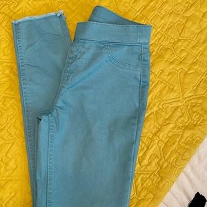 Girls XL 12 Justice Pull On Jean Leggings